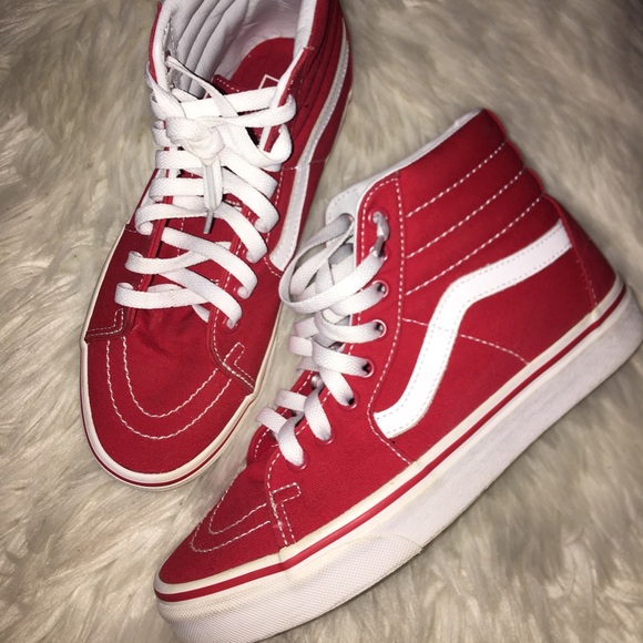 Vans Shoes - red vans